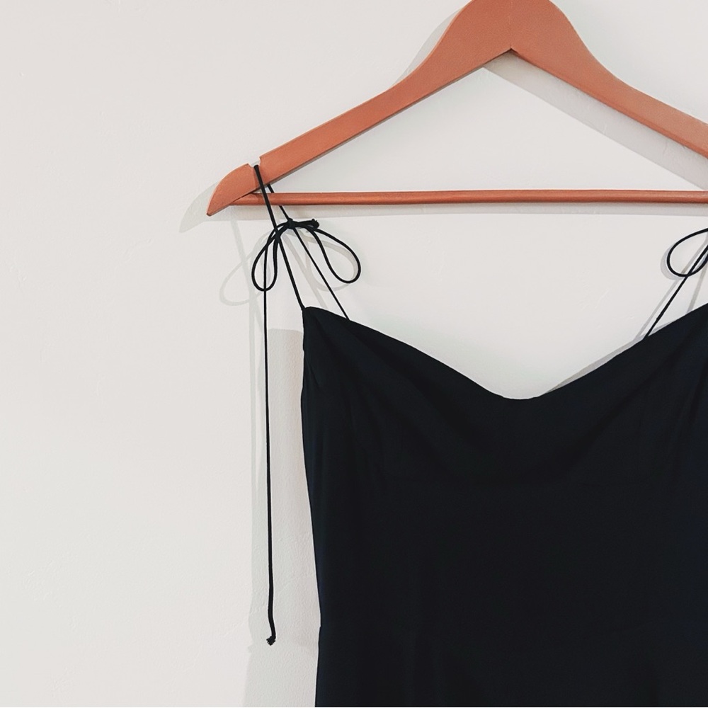 reformation | juliette dress in black ↷